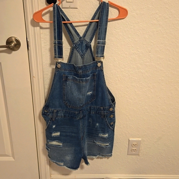 Altar'd State Denim - Altar'd State Short Overralls